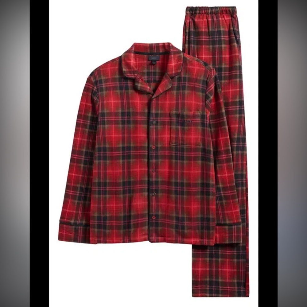 SOLD OUT SKIMS Unisex Fleece Plaid Sleep Set  ❤️🖤